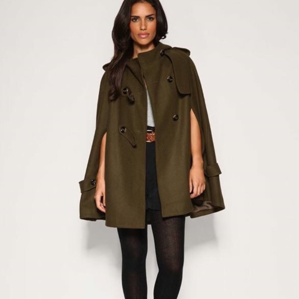 ASOS Hooded Military Style Cape